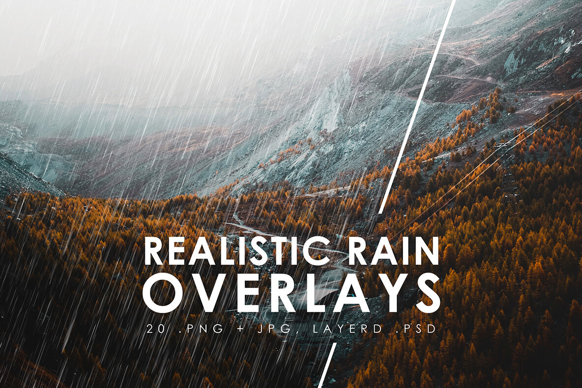 Realistic Rain Overlays 1