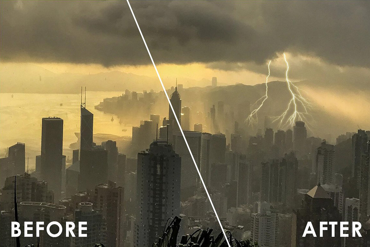 Lightning Effect Overlays 4