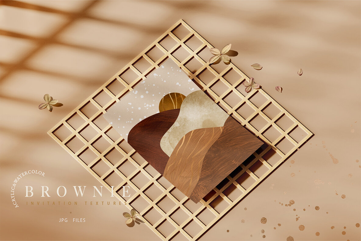 20 Abstract Collage Invitation Textures 4