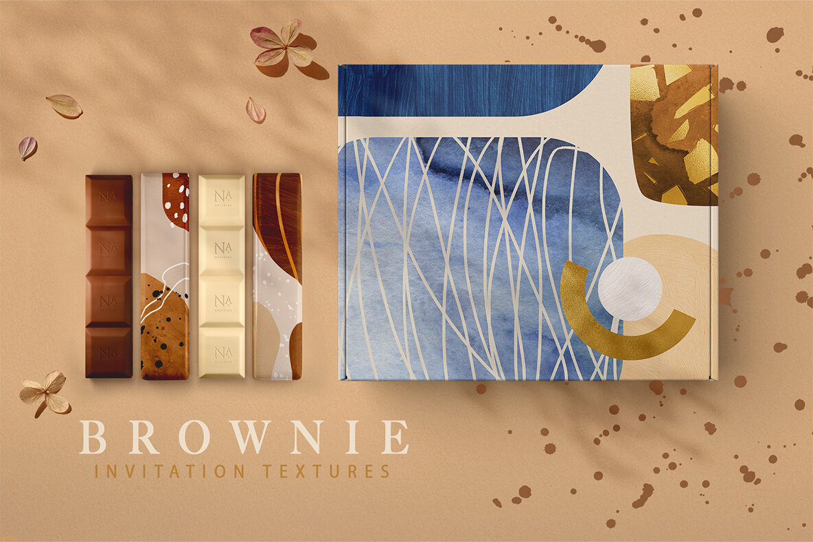 20 Abstract Collage Invitation Textures 7