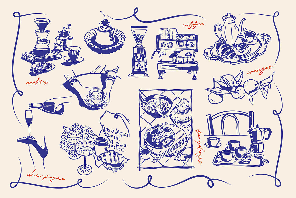 Food illustrations part 2 3