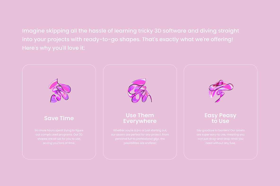 3D Ribbon Glass 108 illustrations 8