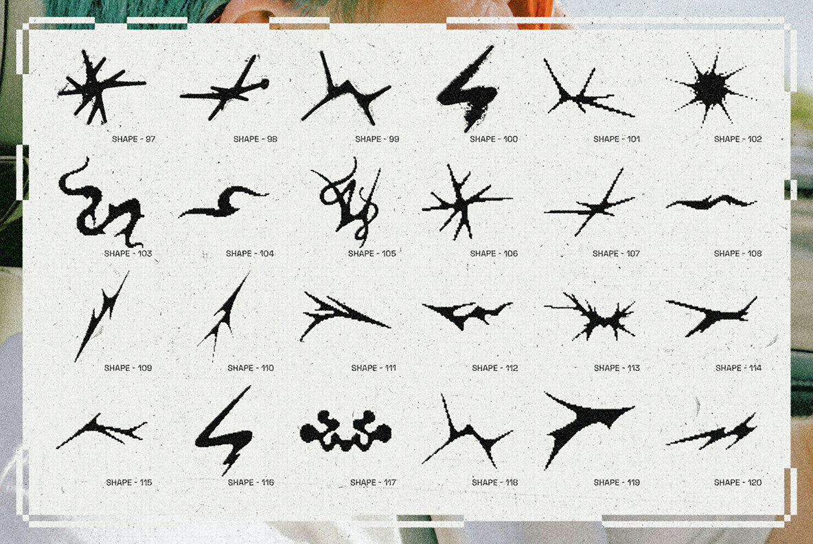 Tribal Future Y2K Graphic Pack 6