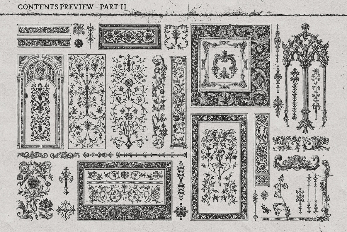 Ornamental Vectors 9