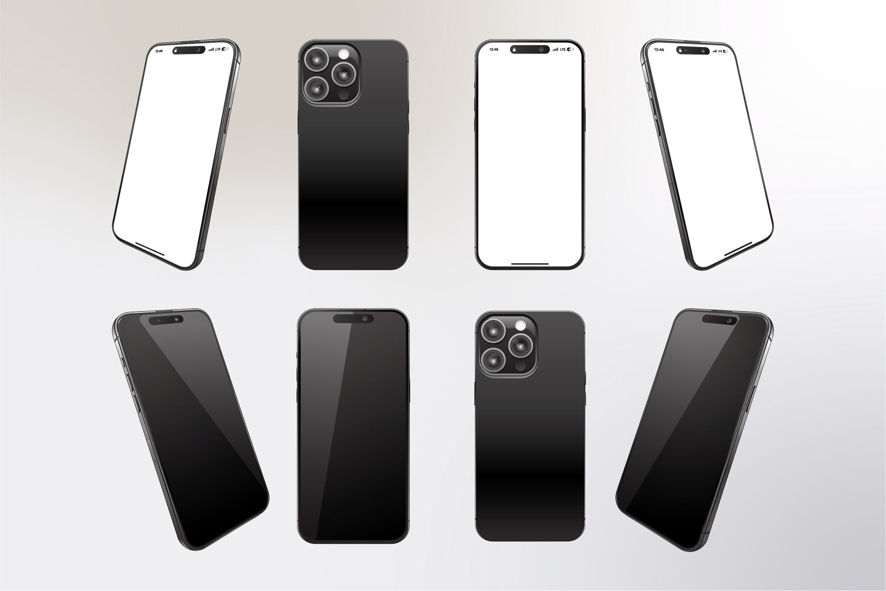 Phone Vector Mockup 2