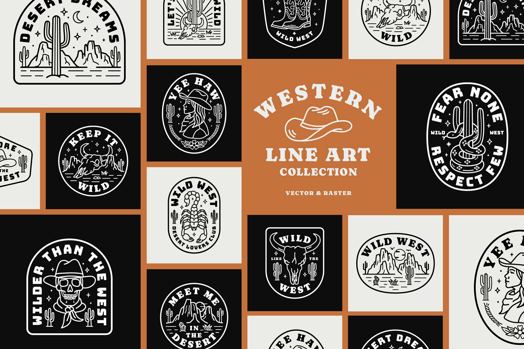 Western Line Art Collection 1