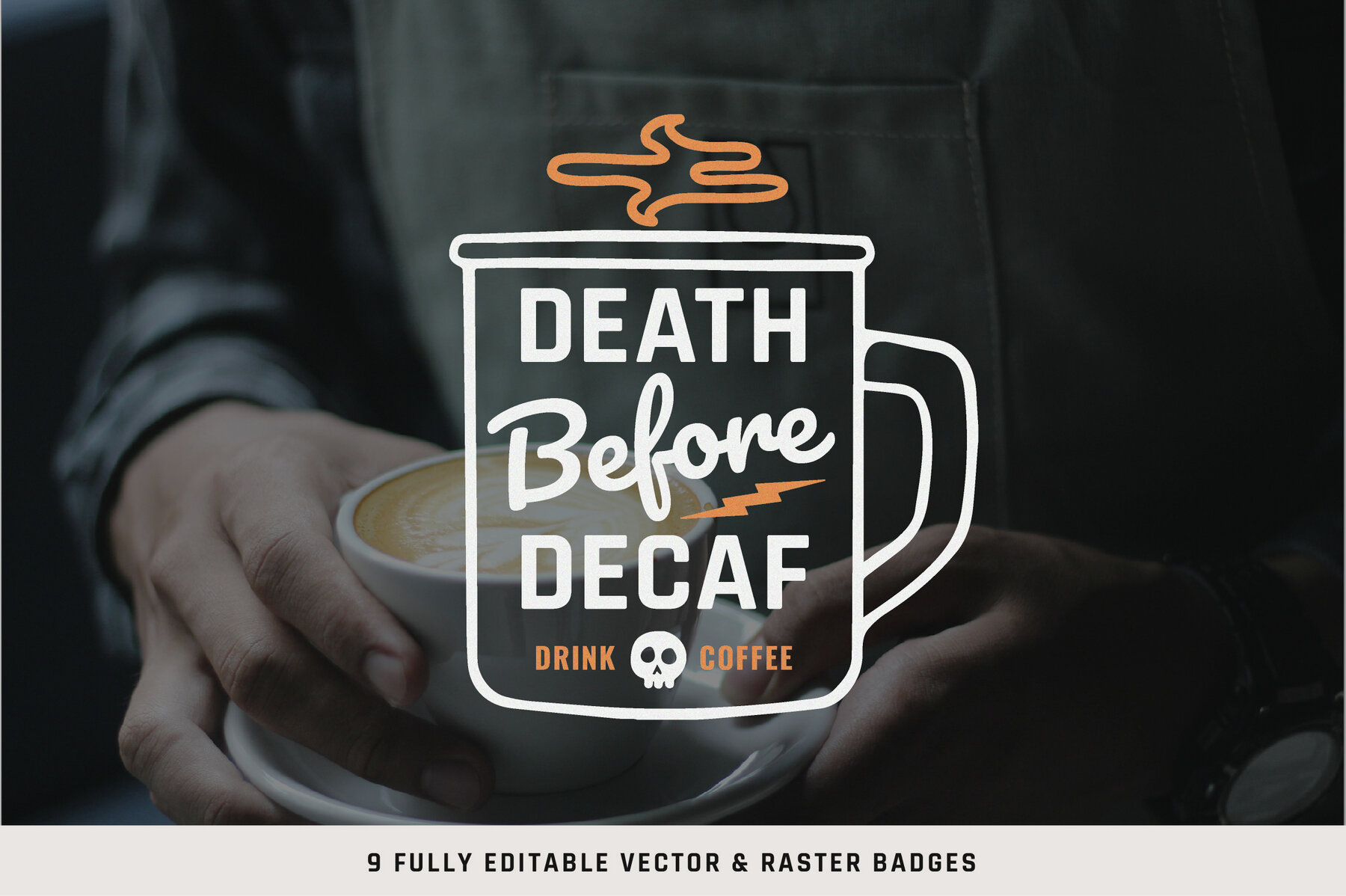 Coffee Editable Design Collection 6