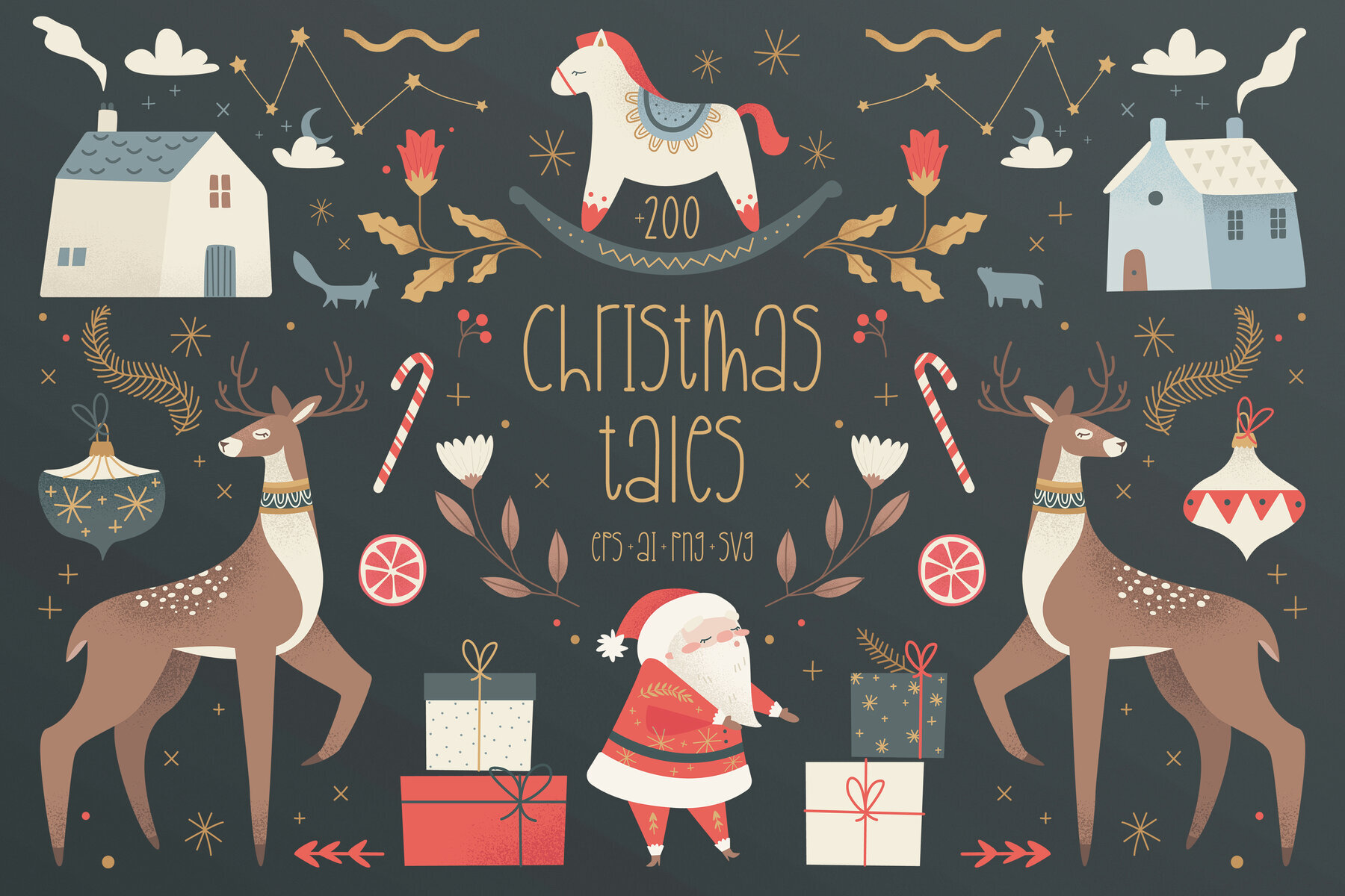 Christmas Tales Vector Bundle 1