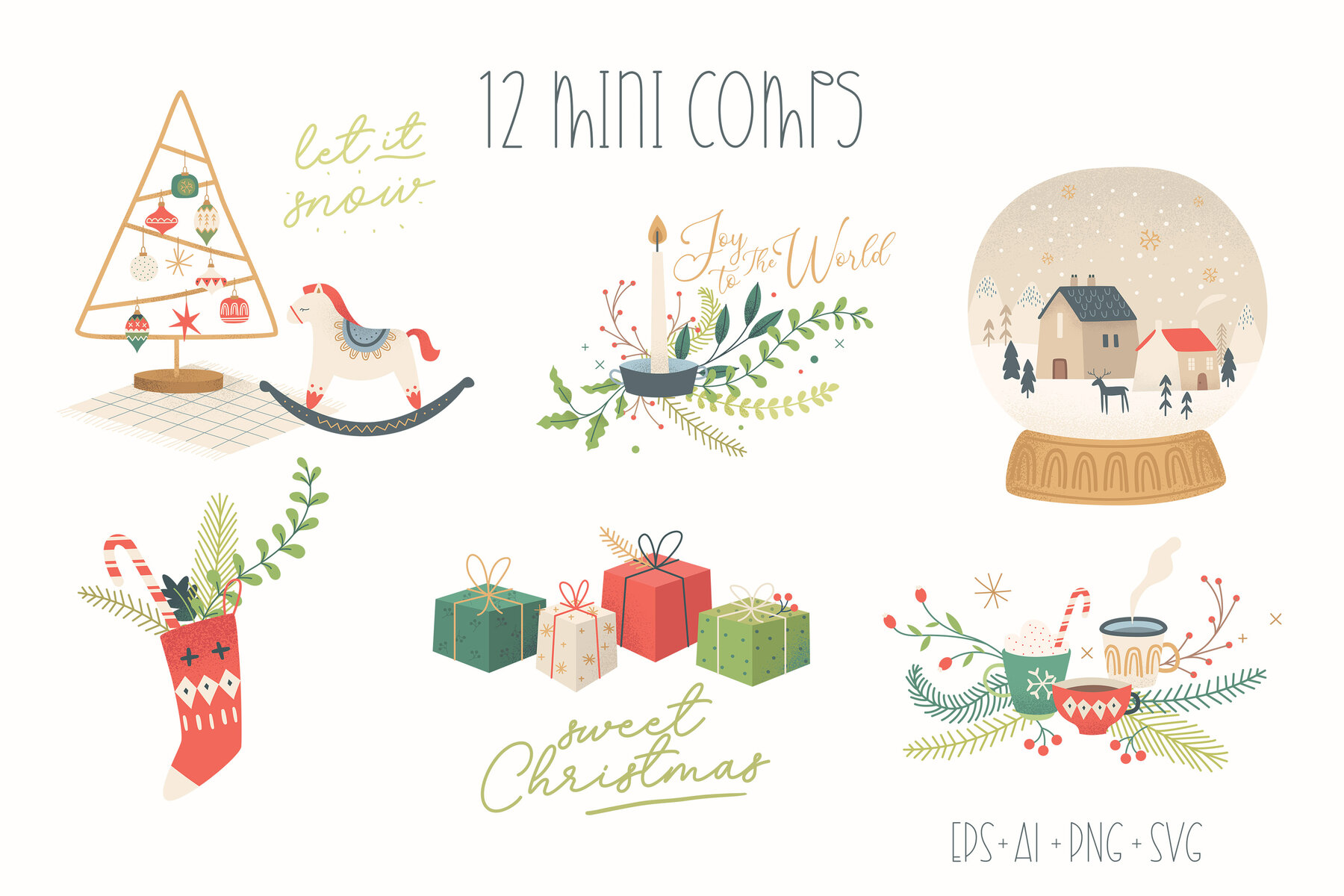Christmas Tales Vector Bundle 8