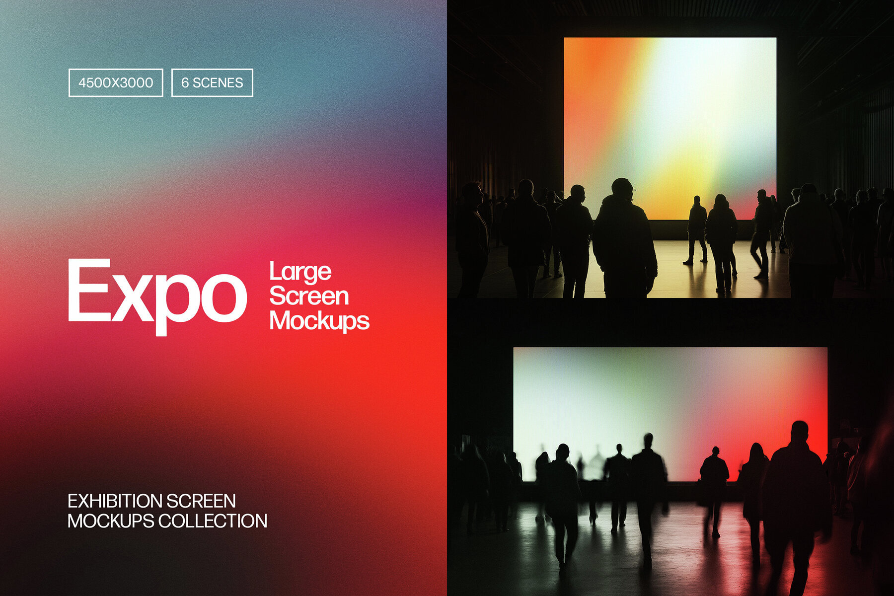 EXPO Screen Mockups Collection 1