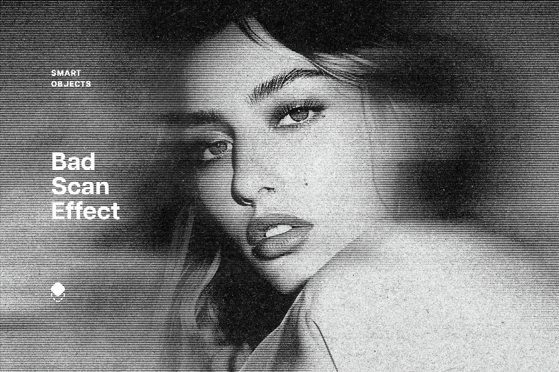 Bad Smudged Scan Photo Effect 1