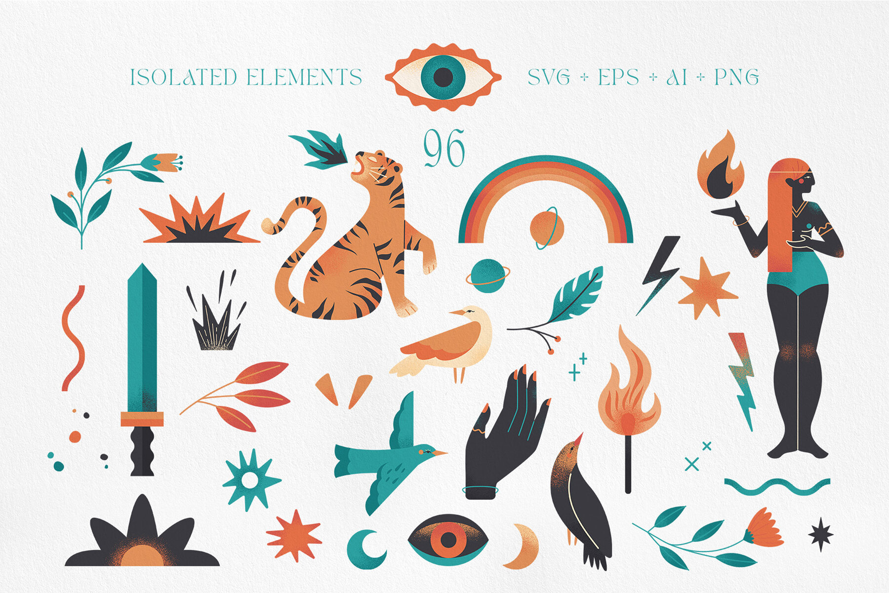 Sacred Oracle Vector Illustrations 4