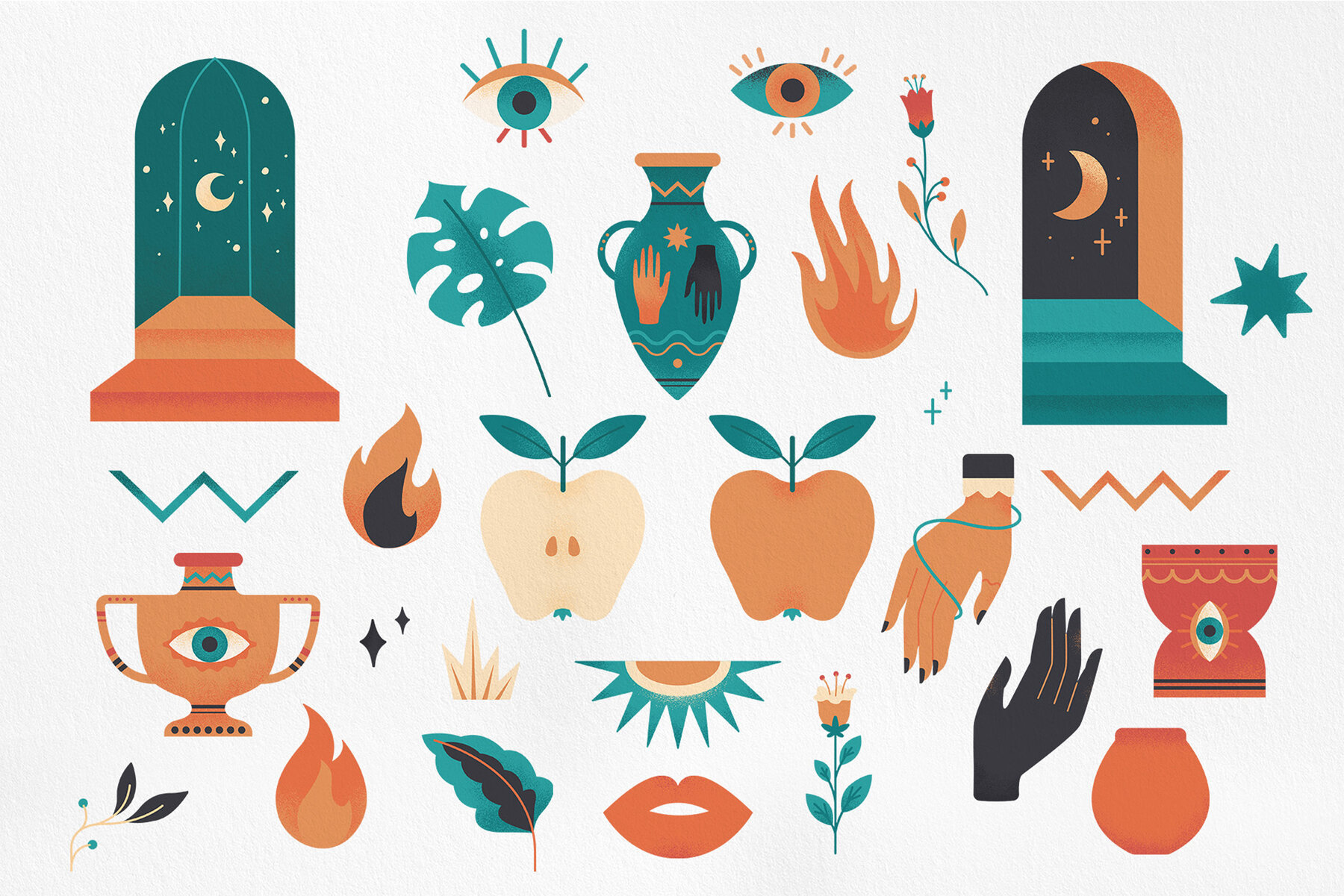 Sacred Oracle Vector Illustrations 5