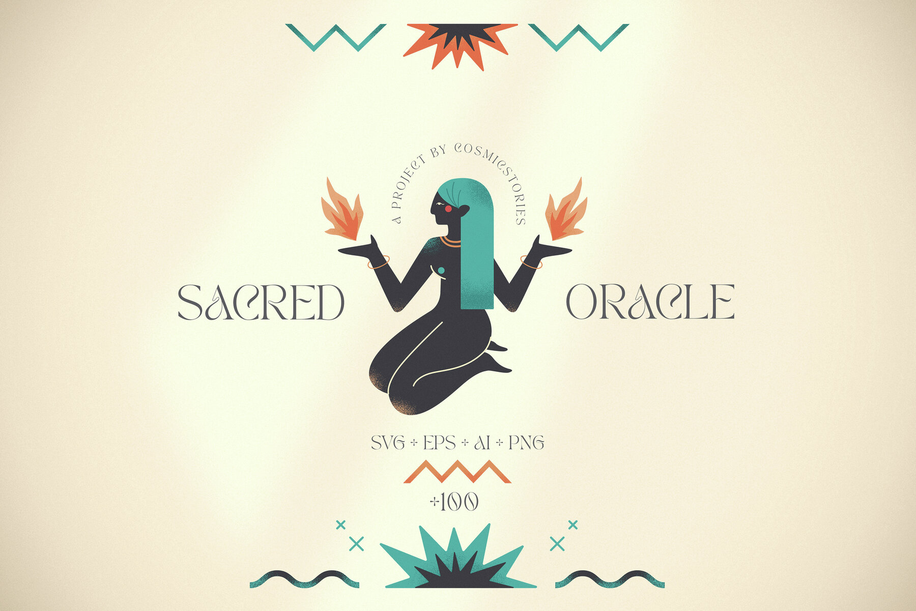 Sacred Oracle Vector Illustrations 16