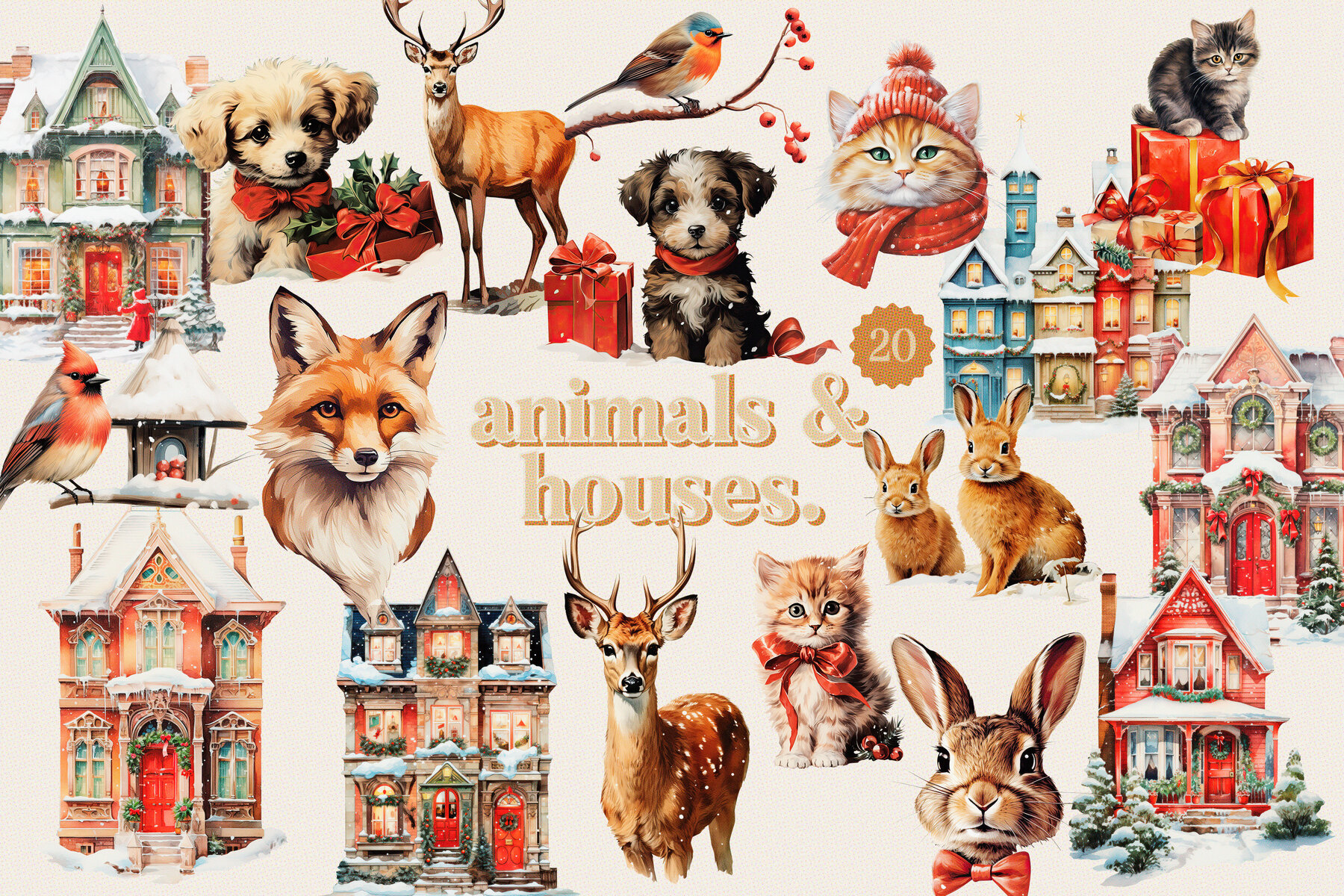 50s Christmas Collage Creator 4