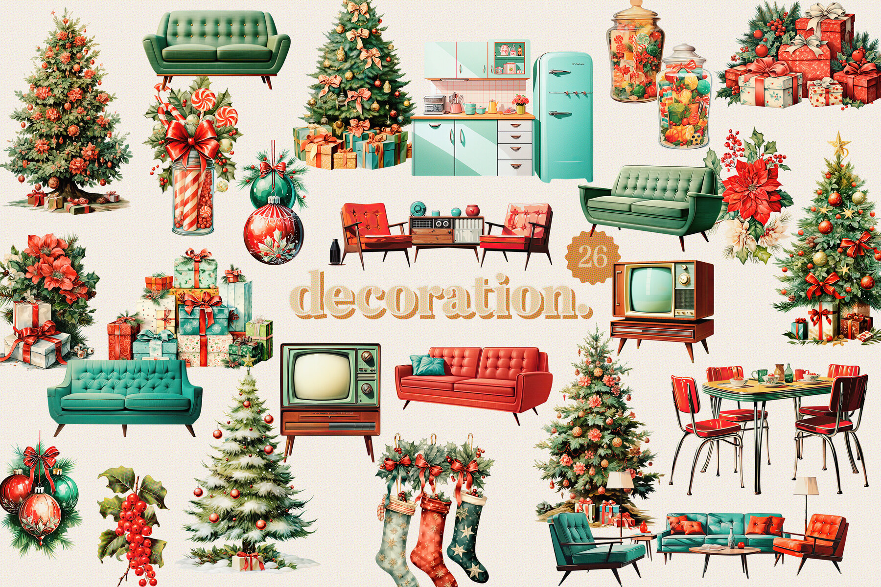 50s Christmas Collage Creator 5