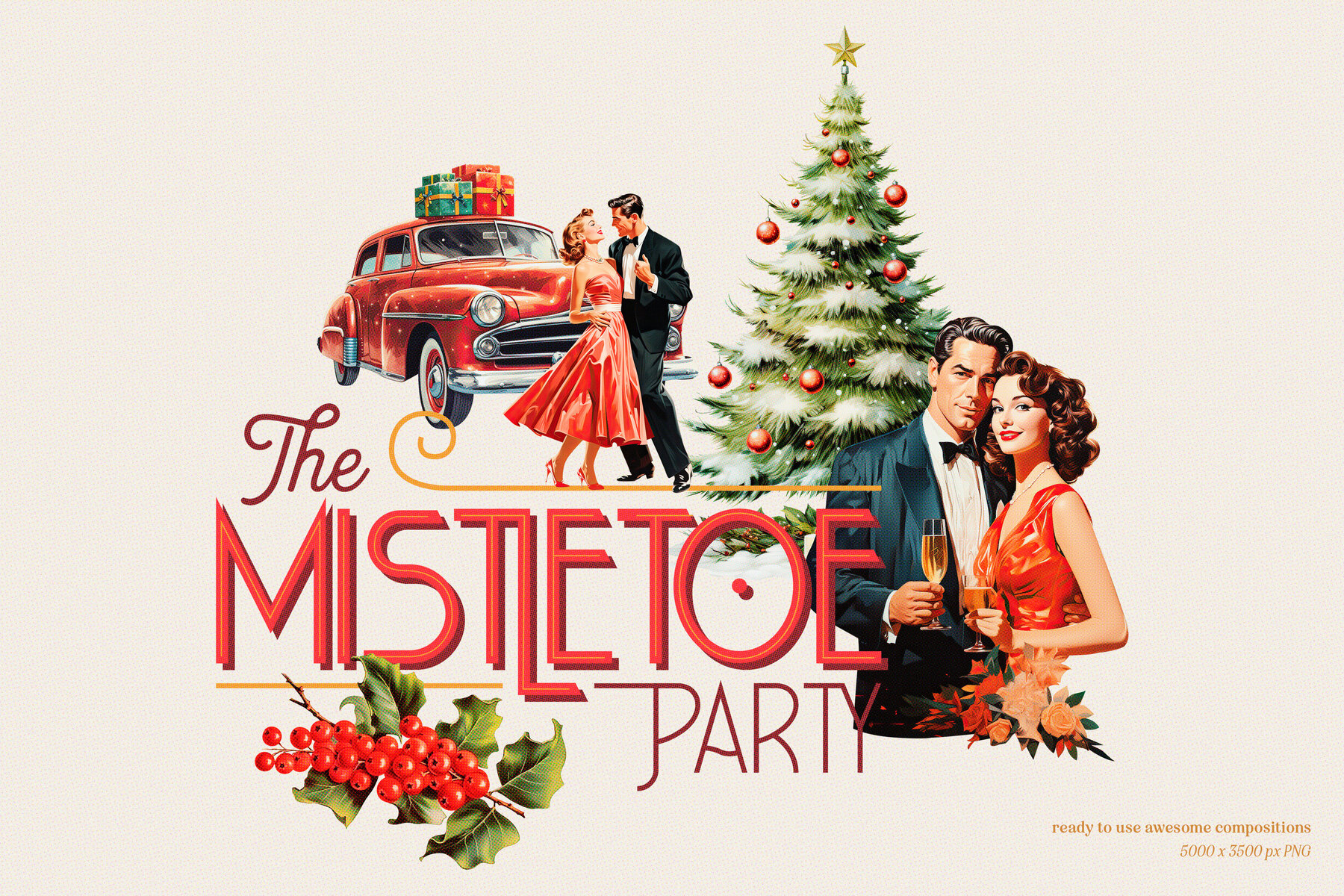 50s Christmas Collage Creator 7