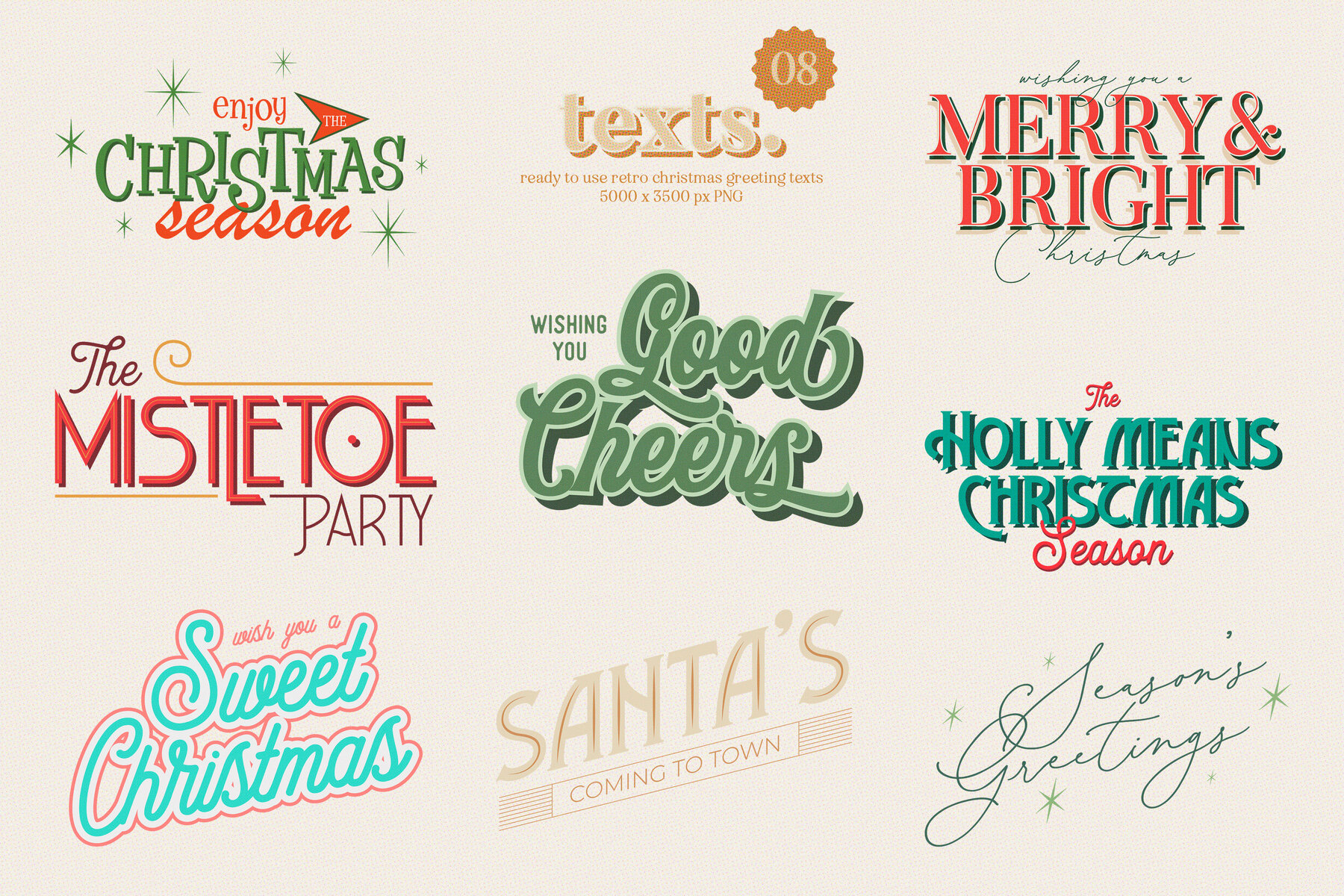 50s Christmas Collage Creator 12