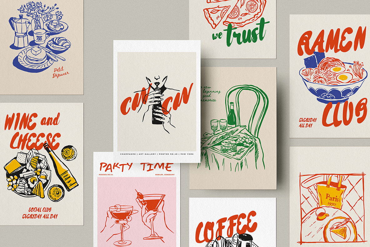 Food Print Poster Collection Part 2 1