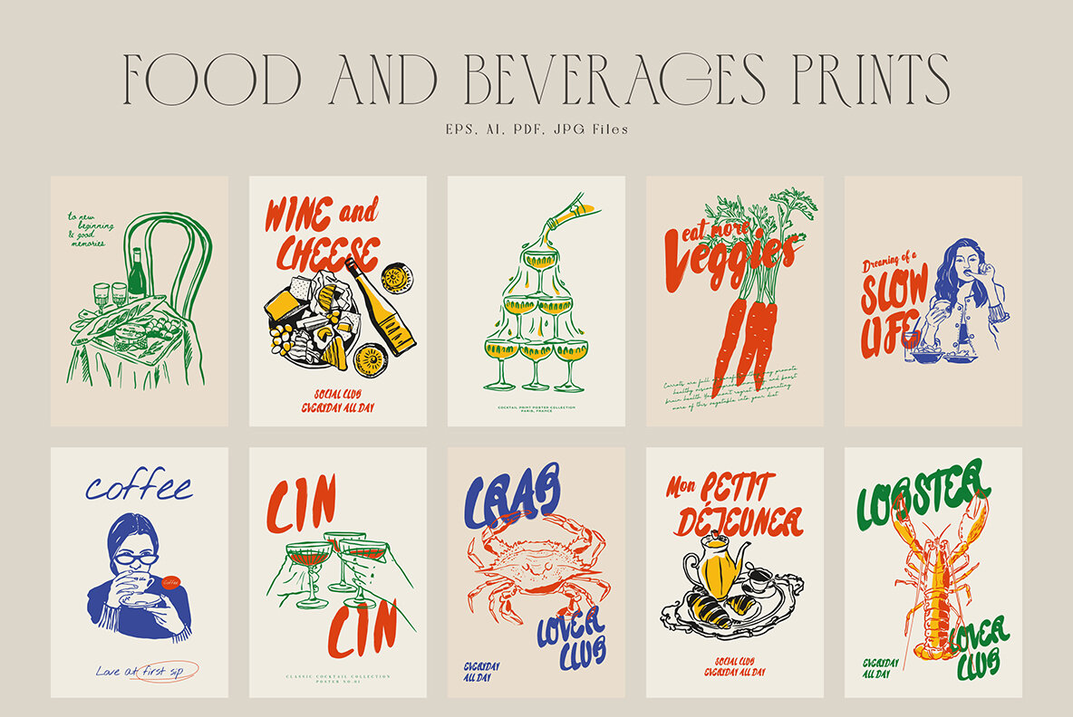 Food Print Poster Collection Part 2 7