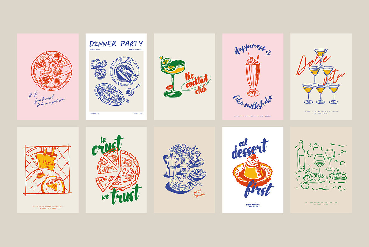Food Print Poster Collection Part 2 9