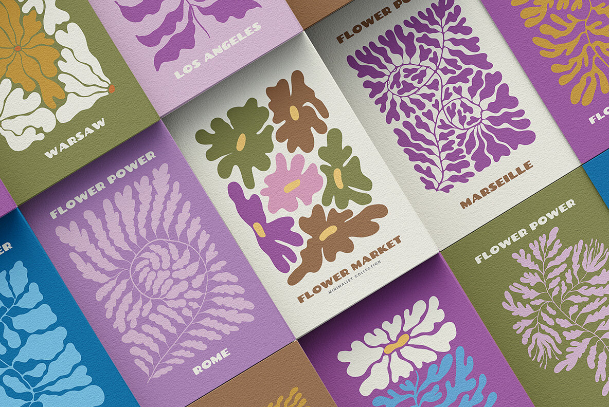 Floral Print Posters 1