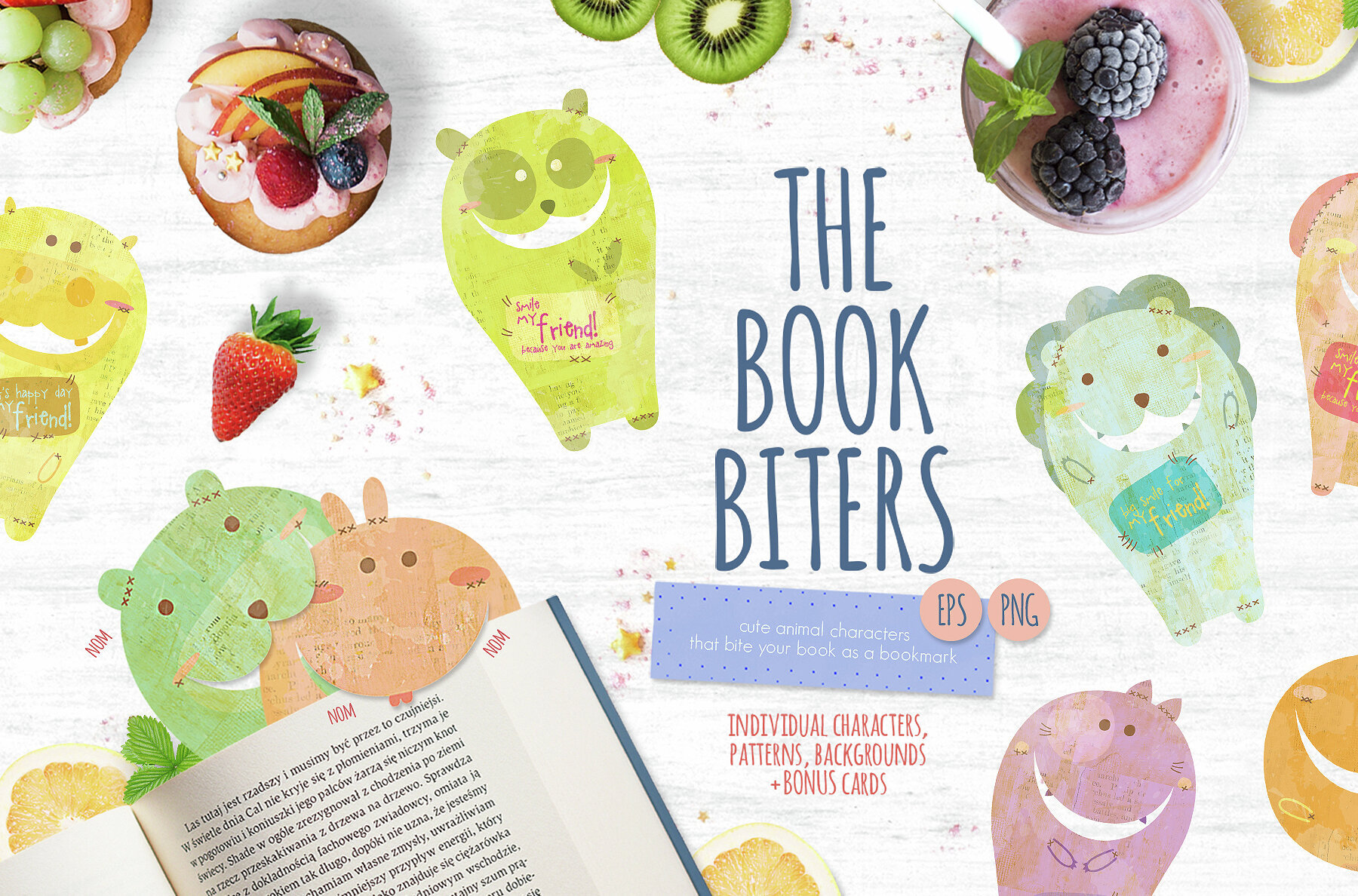 The Book Biters Cute Animal Printable 1