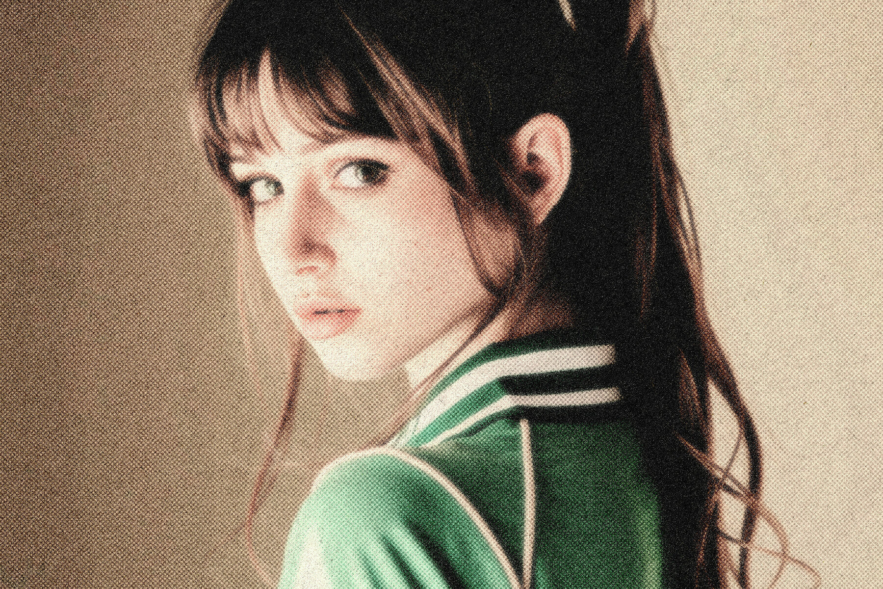 Vintage Halftones Postcard Photo Effect 3