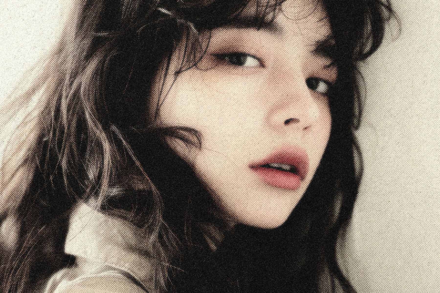 Vintage Halftones Postcard Photo Effect 5