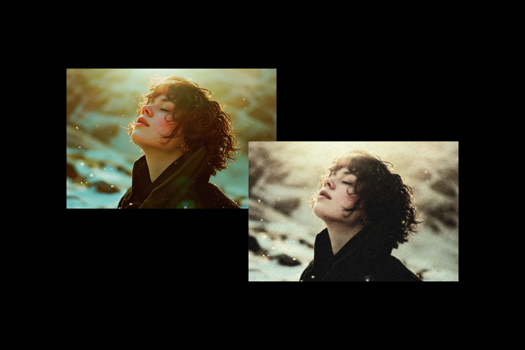 Vintage Halftones Postcard Photo Effect 6