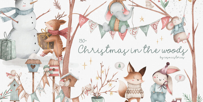 Christmas Illustrations for Kids
