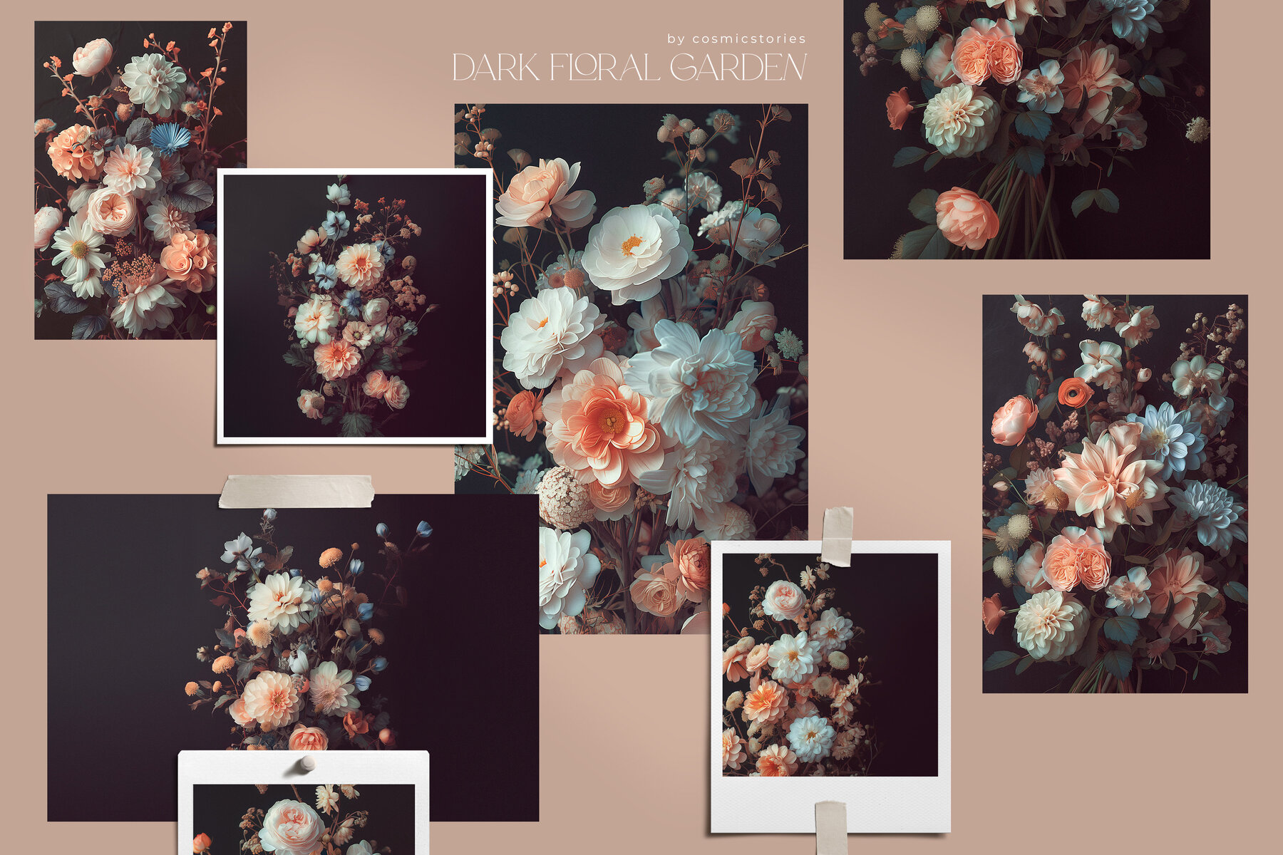 Dark Floral Patterns and Prints 6