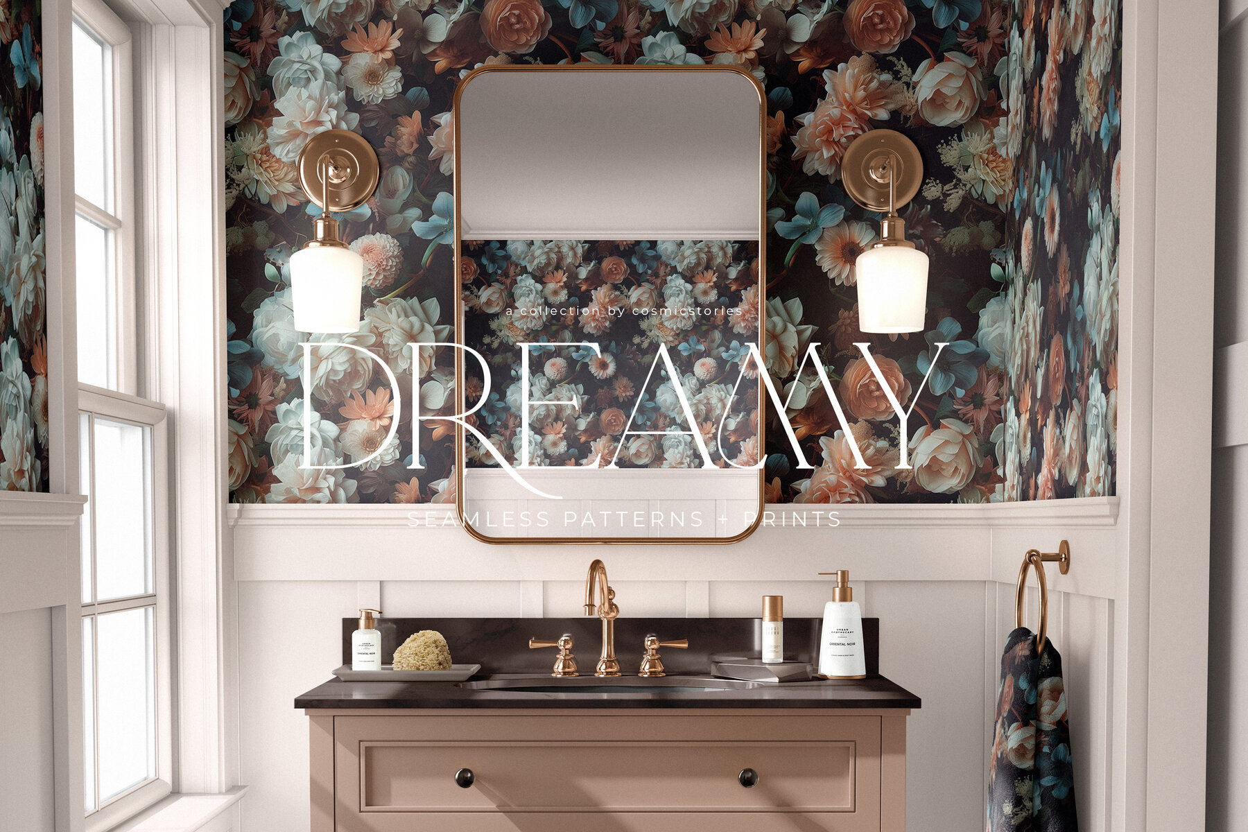 Dark Floral Patterns and Prints 9