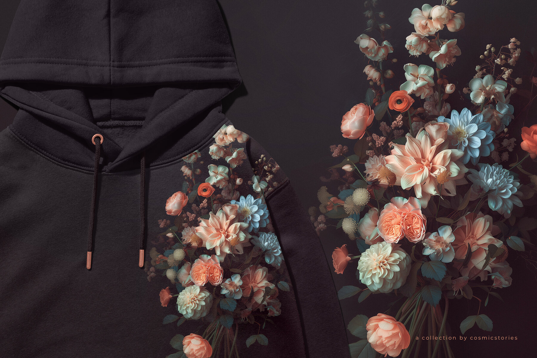 Dark Floral Patterns and Prints 11