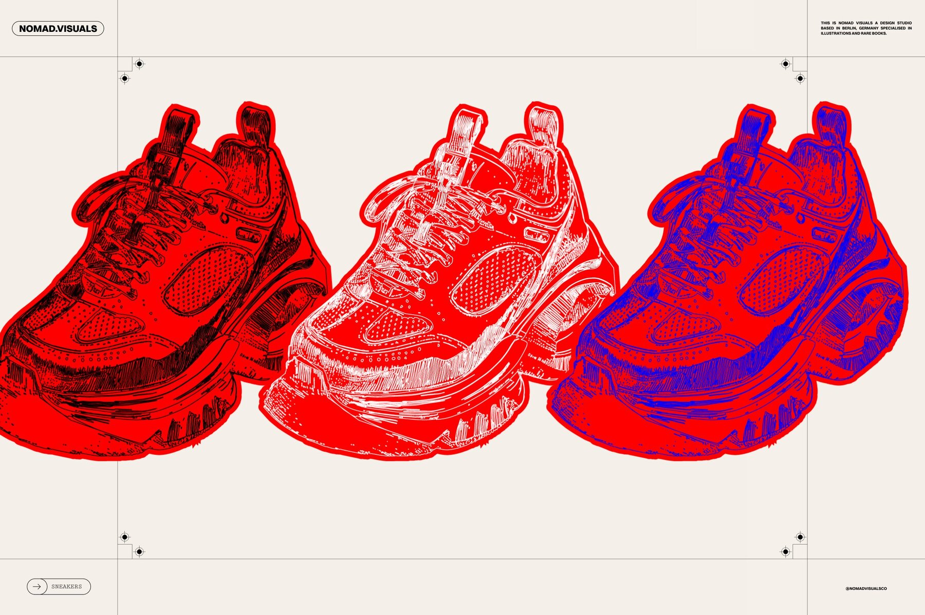 Sneakers Shoes Sketches 6