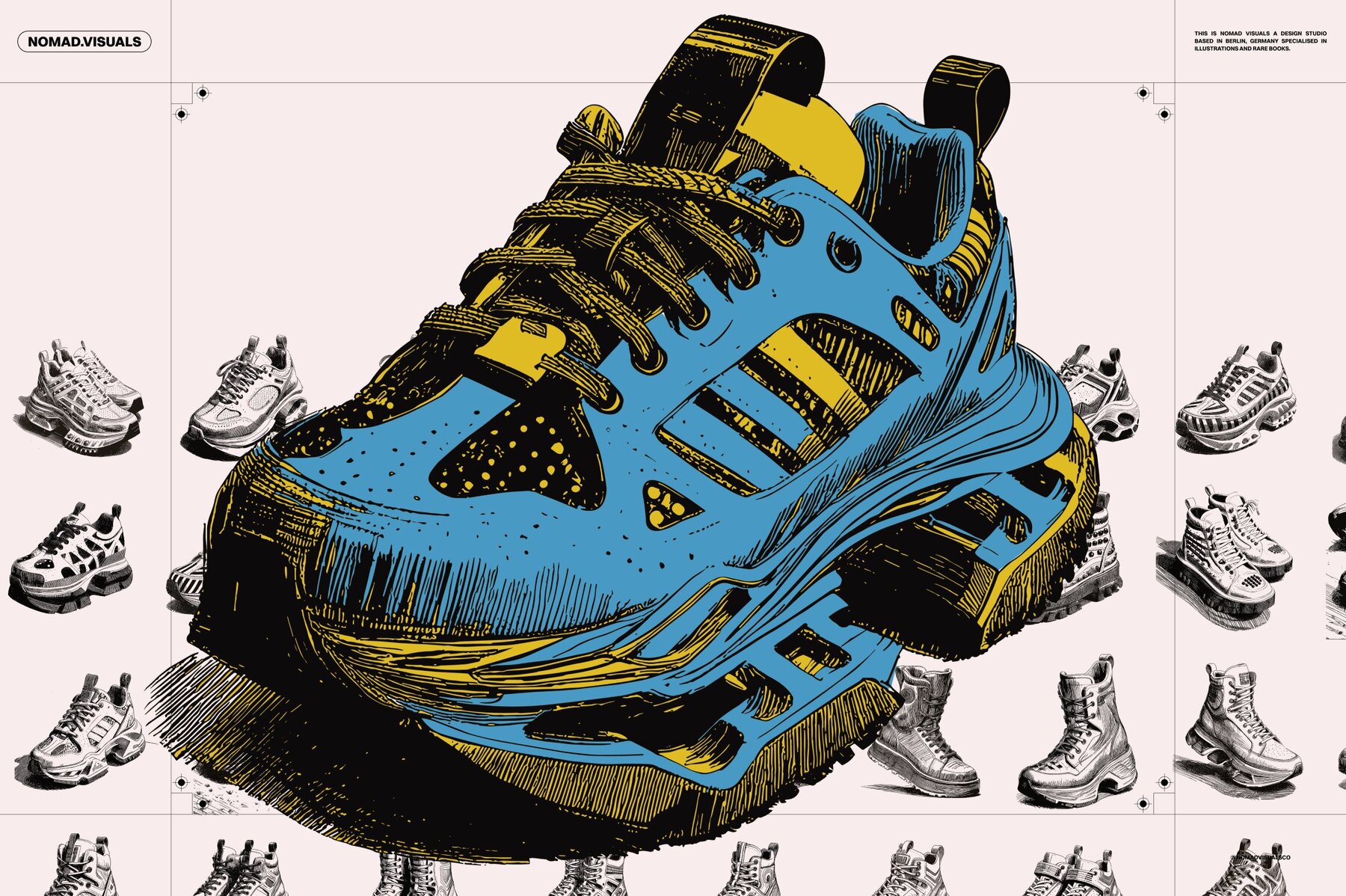 Sneakers Shoes Sketches 7