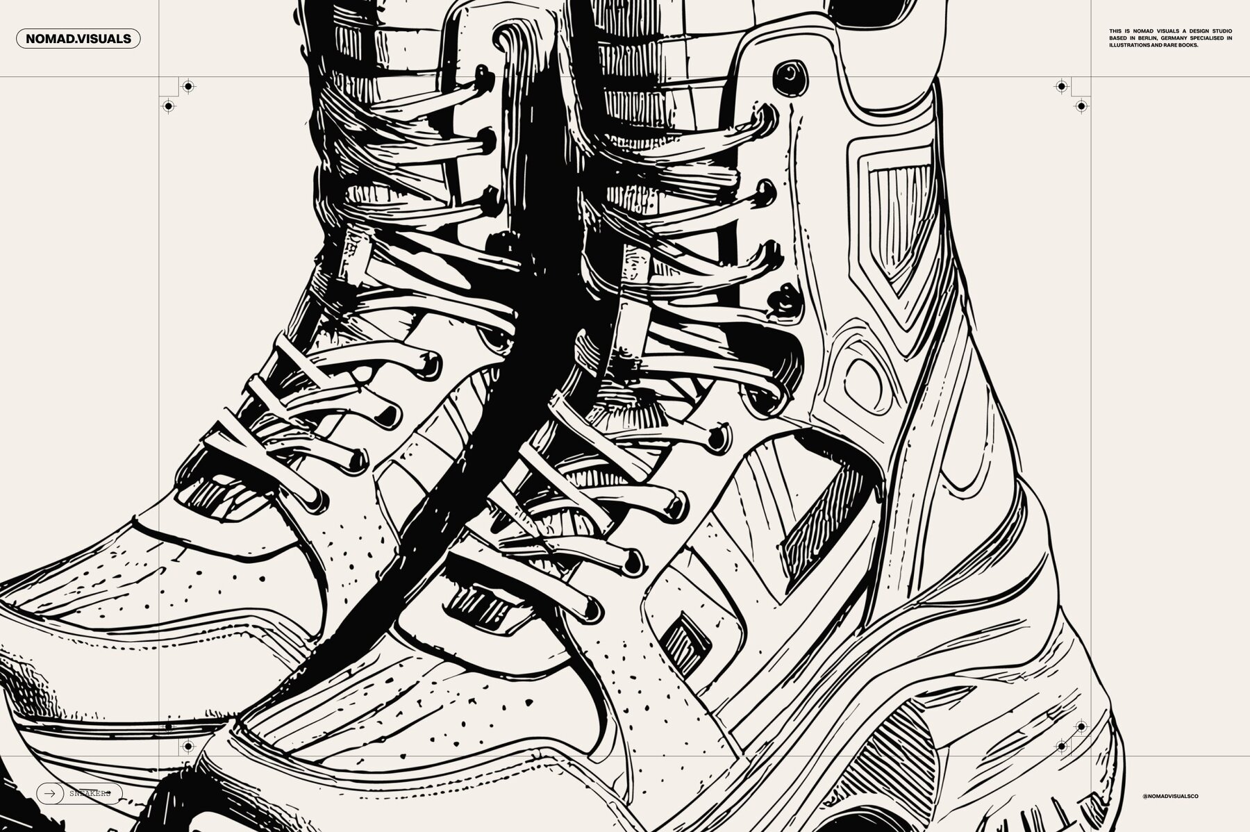 Sneakers Shoes Sketches 10