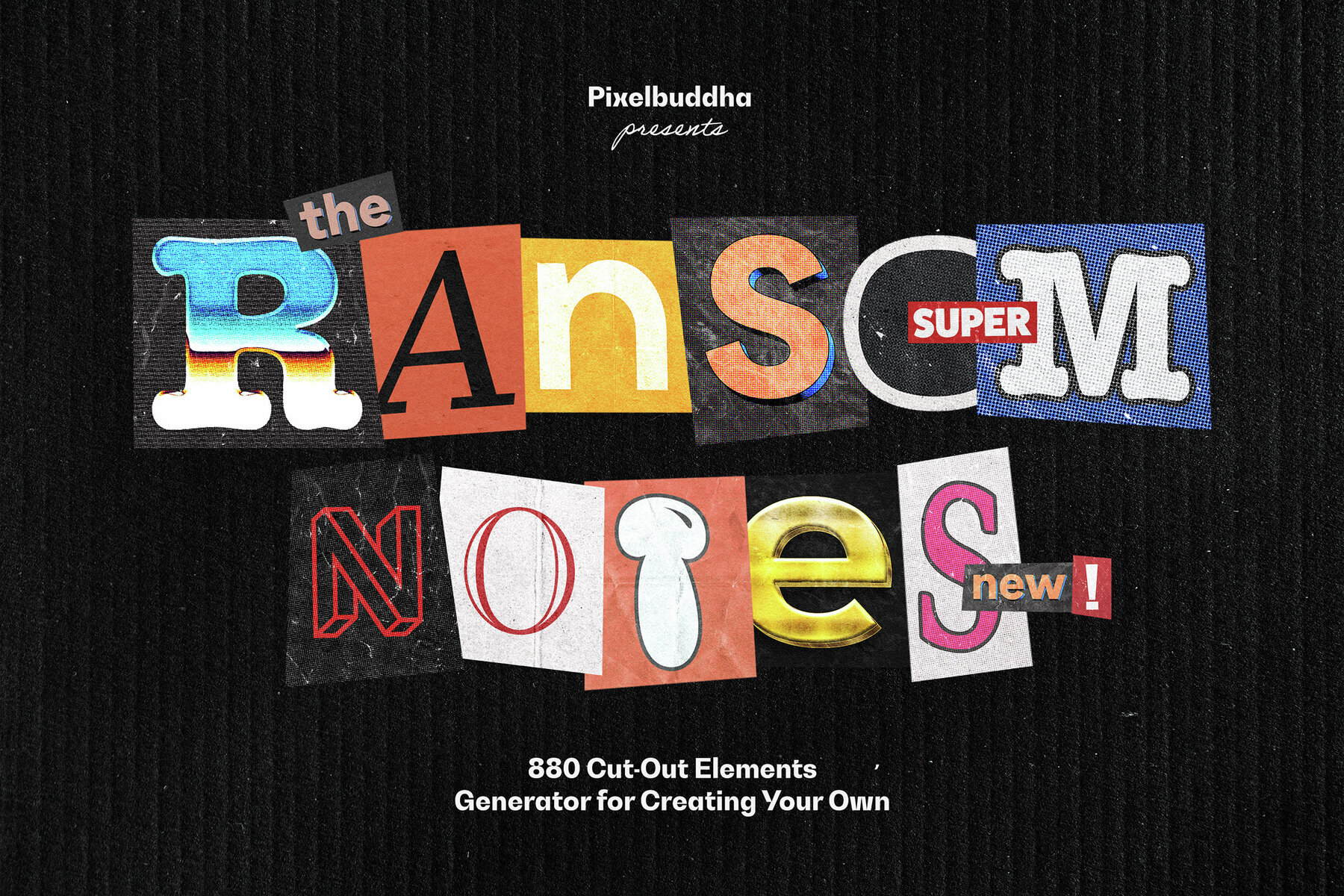 Ransom Note Letters Collection 1