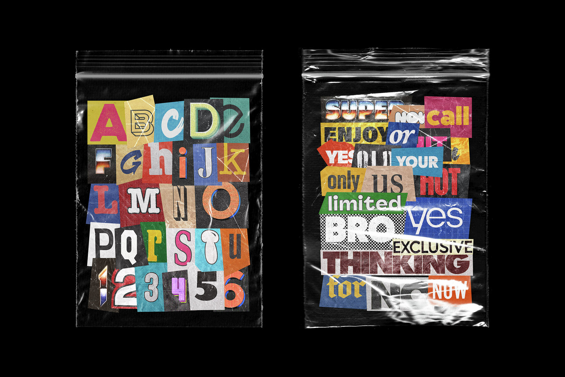 Ransom Note Letters Collection 7