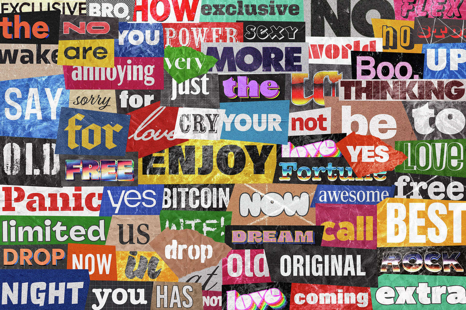 Ransom Note Letters Collection 13