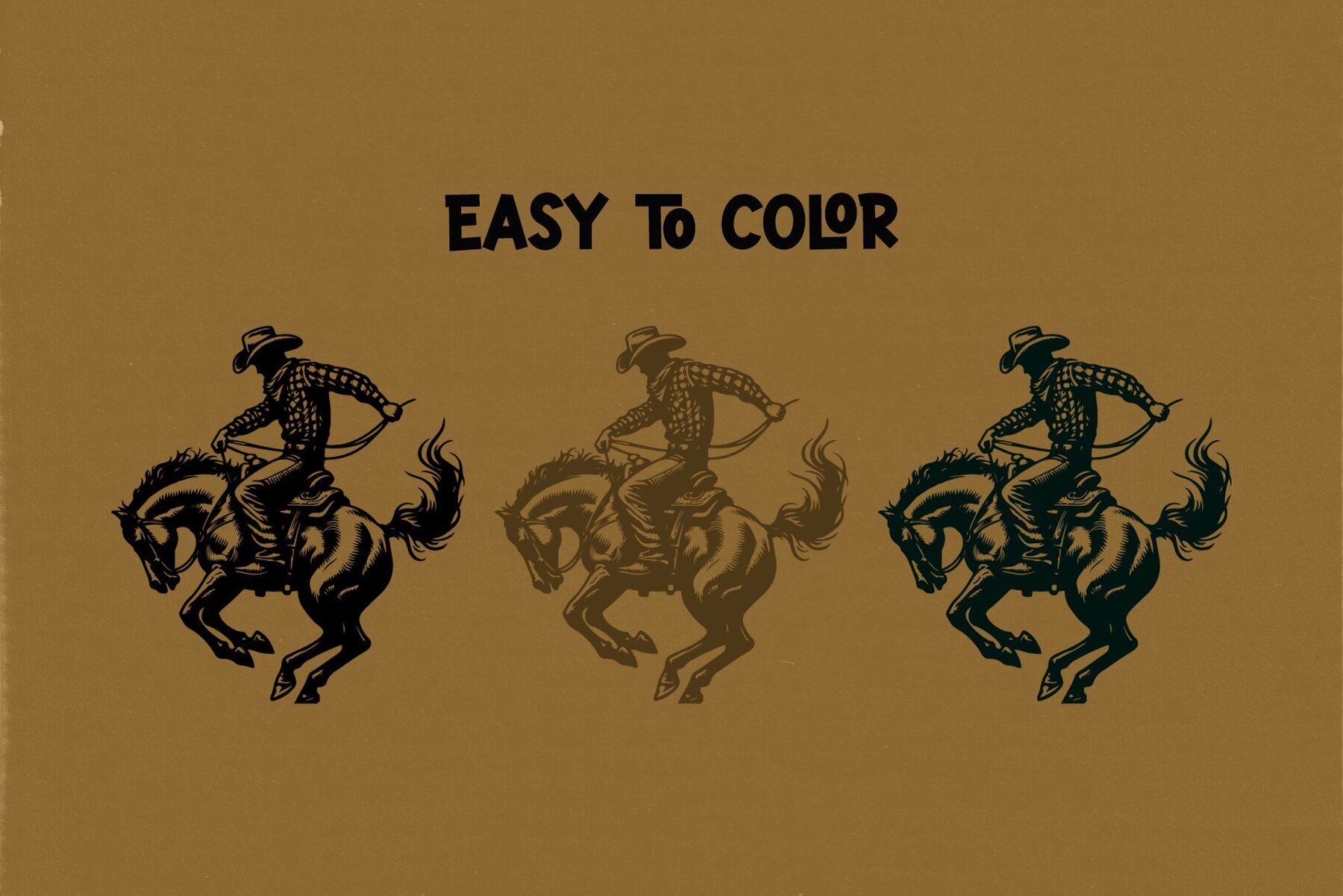 Rodeo Illustrations   Western Themed 4