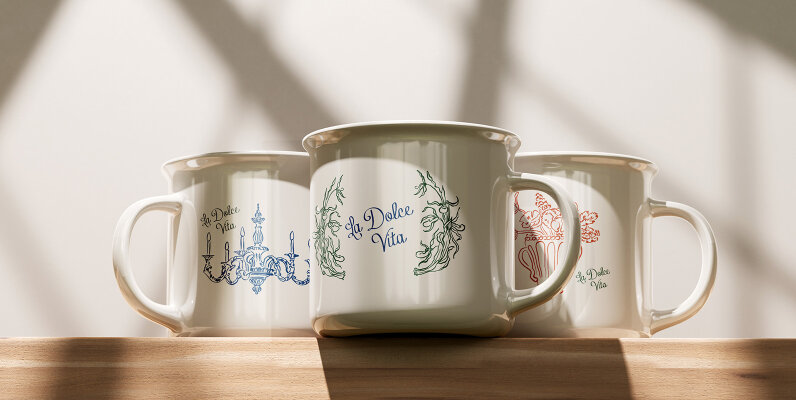 La Dolce Vita Illustrations