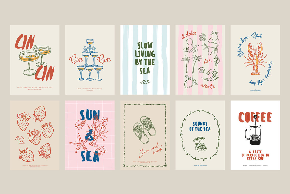 La Dolce Vita Print Posters P 2 4