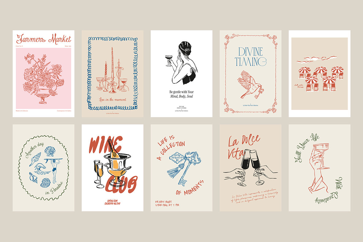 La Dolce Vita Print Posters P 2 6