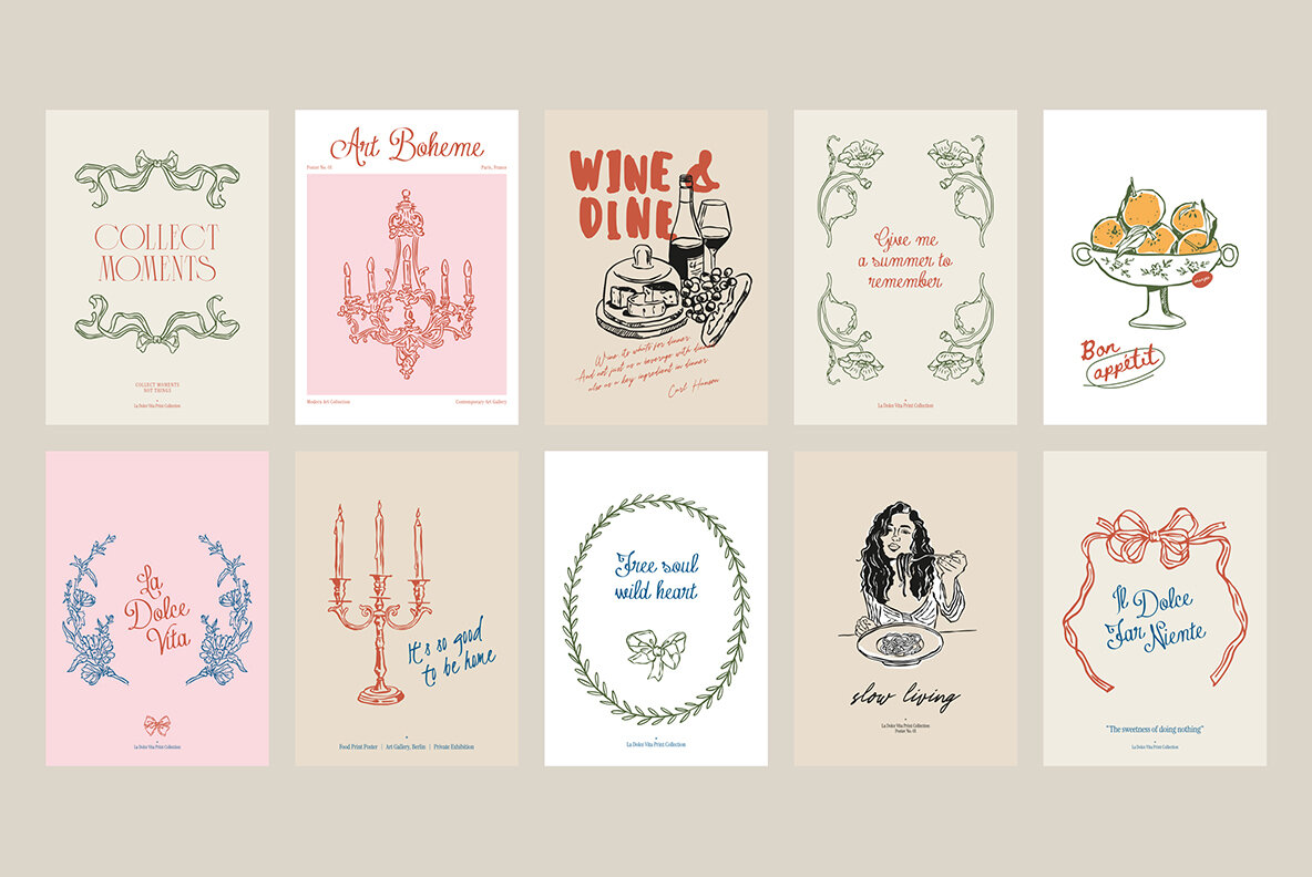 La Dolce Vita Print Posters P 2 7