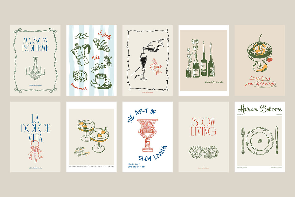 La Dolce Vita Print Posters P 2 8