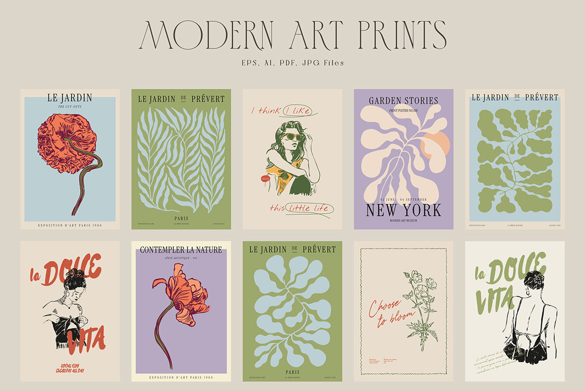 Modern Art Print Posters 6