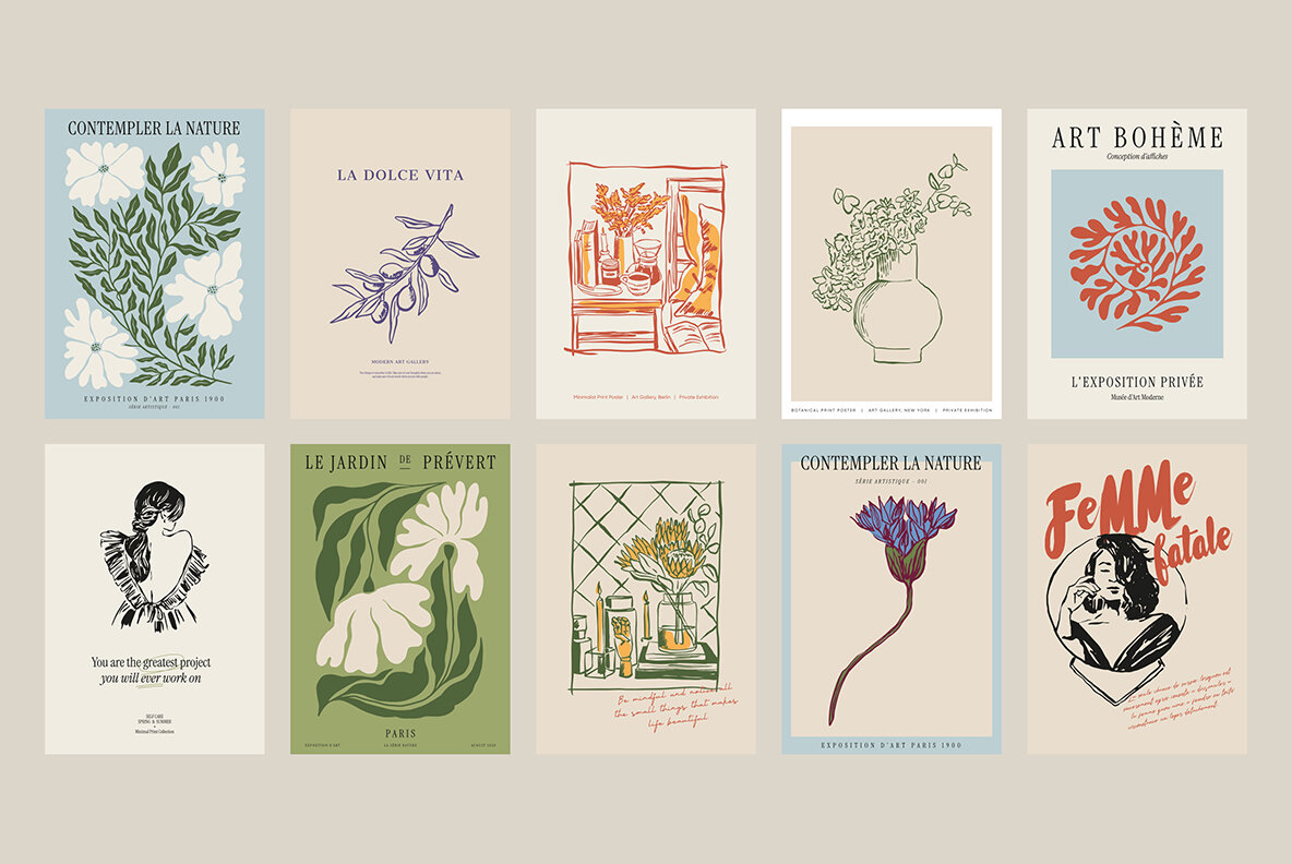 Modern Art Print Posters 8