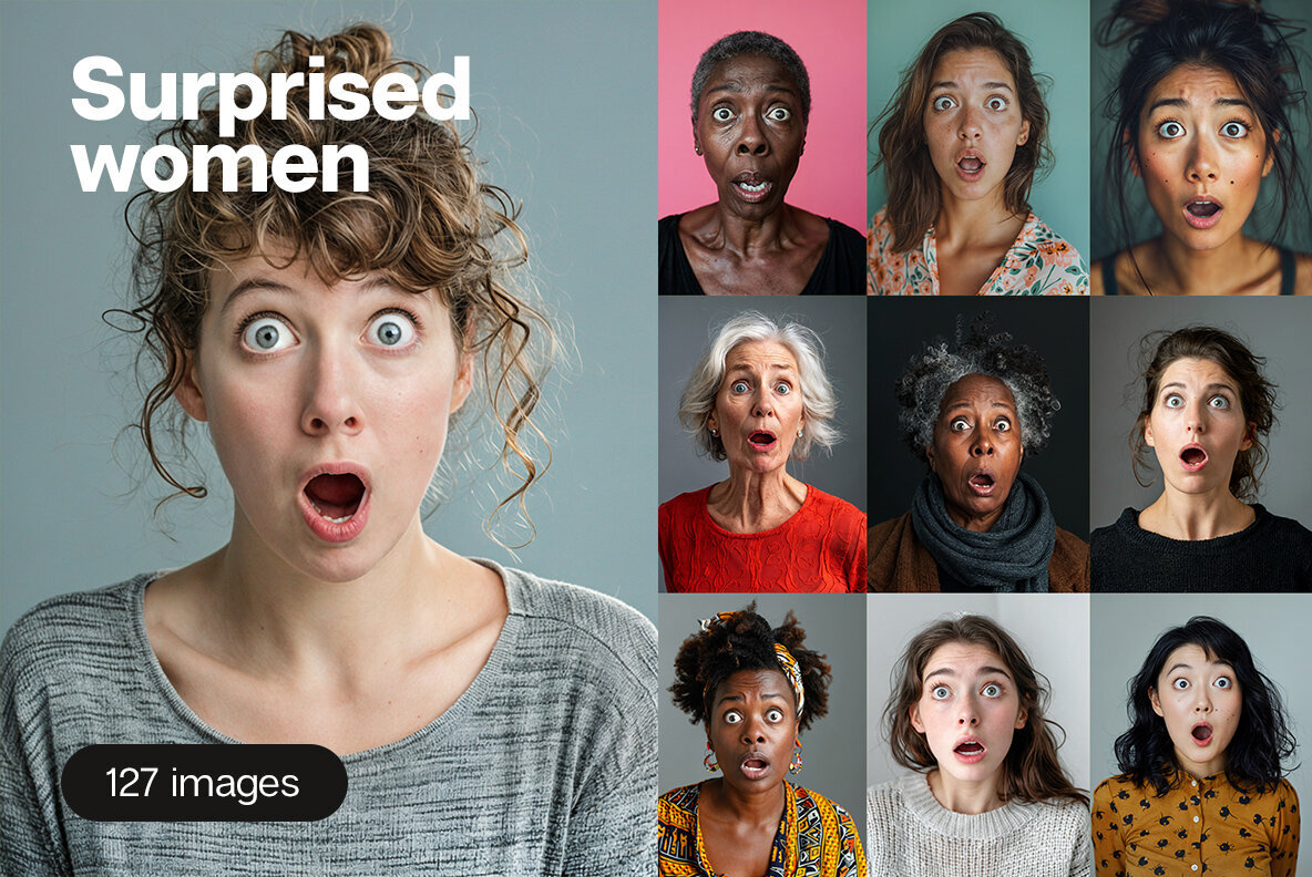 Surprised women 1