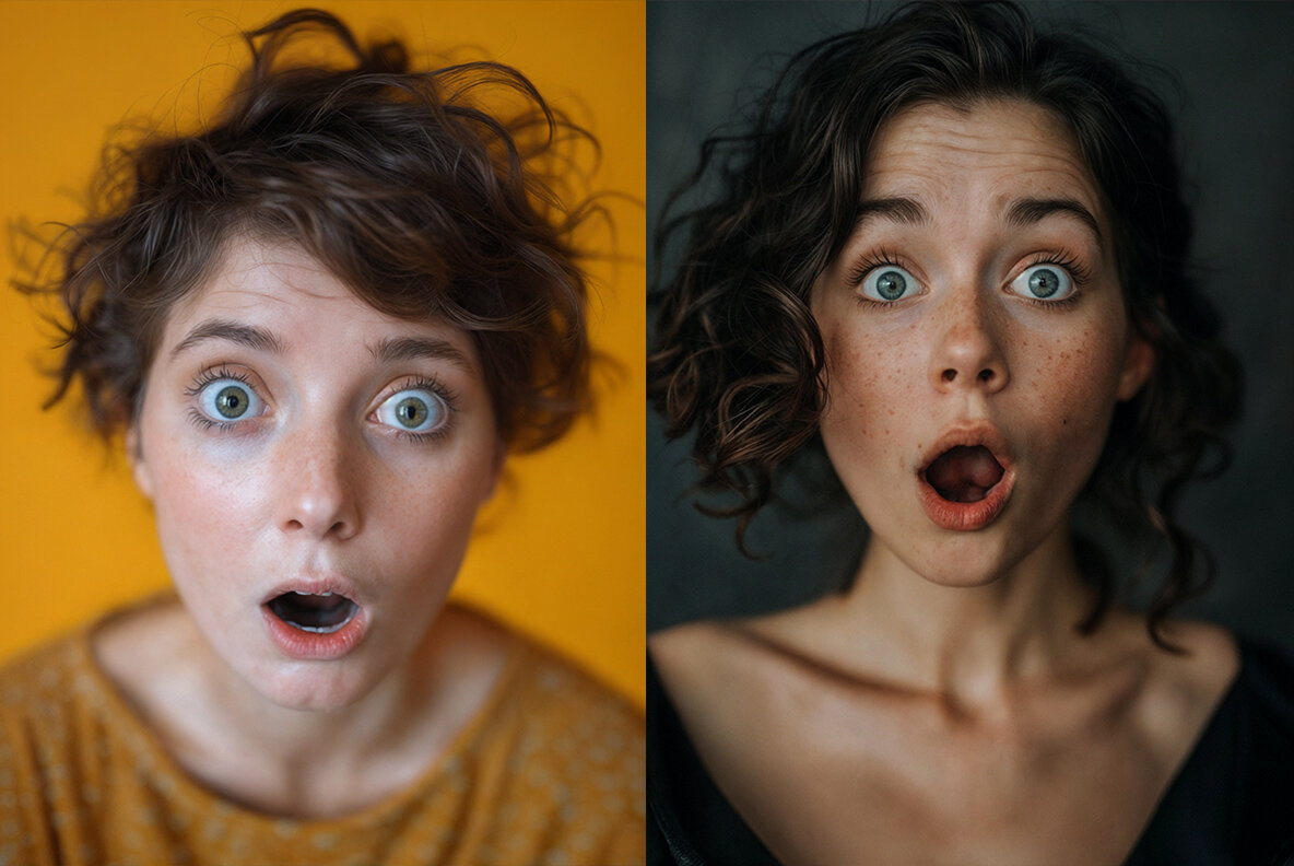 Surprised women 6